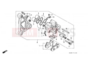 HONDA GL1500SEX E / MKH (GL1500SEX) 1999 F-15 REAR BRAKE CALIPER