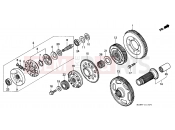 HONDA GL1500SEX E / MKH (GL1500SEX) 1999 E-13 PRIMARY DRIVE GEAR