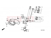 HONDA GL1500SEX E / MKH (GL1500SEX) 1999 F-8 STEERING STEM