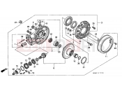 HONDA GL1500SEX E / MKH (GL1500SEX) 1999 F-17 FINAL DRIVEN GEAR