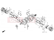 HONDA GL1500SEX E / MKH (GL1500SEX) 1999 E-17 CRANKSHAFT/PISTON