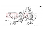 HONDA GL1500SEX E / MKH (GL1500SEX) 1999 E-7 CLUTCH COVER
