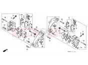 HONDA GL1500SEX E / MKH (GL1500SEX) 1999 F-11 FRONT BRAKE CALIPER