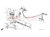HONDA GL1500SEX E / MKH (GL1500SEX) 1999 F-6 CLUTCH MASTER CYLINDER