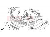 HONDA GL1500SEX E / MKH (GL1500SEX) 1999 F-1-1 HEADLIGHT