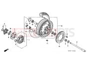 HONDA GL1500SEX E / MKH (GL1500SEX) 1999 F-16 REAR WHEEL