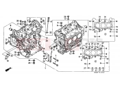 HONDA GL1500SEX E / MKH (GL1500SEX) 1999 E-16 CYLINDER BLOCK
