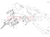 DUCATI Hypermotard 950 PLATE HOLDER [MOD:HYM 950;XST:AUS,EUR,GSO]
