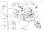 Ducati Monster 797 WIRING HARNESS [MOD:M 797+] exploded drawing