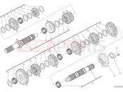 DUCATI Monster 797 GEAR BOX [MOD:M 797+]