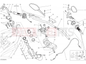 DUCATI Monster 797 HANDLEBAR AND CONTROLS [MOD:M 797+]
