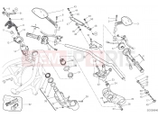 DUCATI 2019 Monster 1200 25th Anniversario HANDLEBAR AND CONTROLS [MOD:M1200S25]