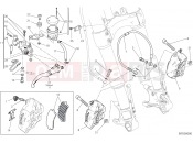DUCATI 2019 Monster 1200 25th Anniversario FRONT BRAKE SYSTEM [MOD:M1200S25]