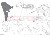 DUCATI 2019 Monster 1200 25th Anniversario SOSPENSIONE POSTERIORE [MOD:M1200S25]