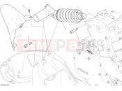 DUCATI Monster 1200 R SOSPENSIONE POSTERIORE [MOD:M 1200R]