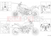 DUCATI Monster 1200 R POSITIONING PLATES [MOD:M 1200R;XST:JAP]