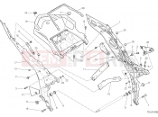 DUCATI Multistrada 950  REAR FRAME COMP. [MOD:MS950]