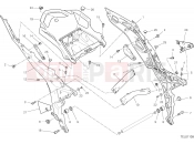 DUCATI Multistrada 1260 Pikes Peak REAR FRAME COMP. [MOD:MS1260PP]