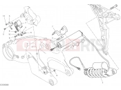 DUCATI Multistrada 1260 S D Air REAR SHOCK ABSORBER [MOD:MS1260SA]