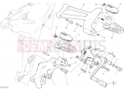 DUCATI Multistrada 1260 S D Air FOOTRESTS, LEFT [MOD:MS1260SA]
