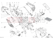 DUCATI SuperSport S REAR FRAME COMP. [MOD:SS 939 S]