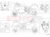DUCATI 2019 Superbike 959 Panigale POSITIONING PLATES [MOD:959,959 AWS;XST:JAP]