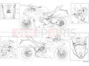 DUCATI Superbike Panigale V4 POSITIONING PLATES [MOD:PANV4;XST:JAP]