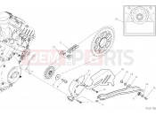 DUCATI 2019 Superbike Panigale V4 S FRONT SPROCKET - CHAIN [MOD:PANV4 S;XST:AUS]