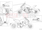 DUCATI Diavel POSITIONING PLATES [MOD:DVL1260;XST:JAP]