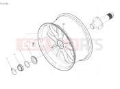 DUCATI Diavel S REAR WHEEL [MOD:DVL1260S]