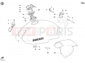 DUCATI 2005 Monster 620 FUEL TANK » TANK/SEAT
