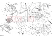 DUCATI Monster 821 Stealth BATTERY HOLDER [MOD:M821STEA]