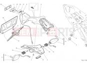 DUCATI Monster 821 Stealth PLATE HOLDER [MOD:M821STEA;XST:JAP]