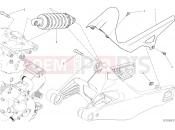 DUCATI Monster 821 Stealth SOSPENSIONE POSTERIORE [MOD:M821STEA]