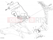 DUCATI 2020 Multistrada 1260 Enduro REAR SHOCK ABSORBER [MOD:MS1260E]