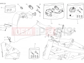DUCATI 2020 Multistrada 1260 Grand Tour FRONT WIRING HARNESS [MOD:MS1260GT]