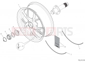 DUCATI 2020 Multistrada 1260 Grand Tour REAR WHEEL [MOD:MS1260GT]