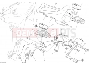 DUCATI 2020 Multistrada 1260 Grand Tour FOOTRESTS, LEFT [MOD:MS1260GT]