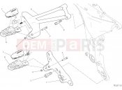 DUCATI 2020 Multistrada 1260 Grand Tour FOOTRESTS, RIGHT [MOD:MS1260GT]