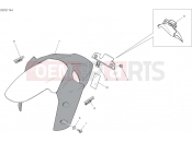 DUCATI 2020 Multistrada 1260 Grand Tour FRONT MUDGUARD [MOD:MS1260GT]