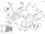 DUCATI 2020 Multistrada 1260 Pikes Peak BATTERY HOLDER [MOD:MS1260PP]