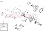 DUCATI Multistrada 1260 S HUB, REAR WHEEL [MOD:MS1260S]