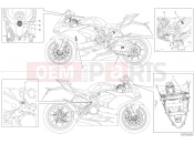 DUCATI 2020 Superbike Panigale V2 POSITIONING PLATES [MOD:PANV2;XST:JAP]