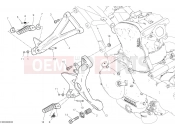 DUCATI SuperSport S FOOTRESTS, RIGHT [MOD:SS 939 S]