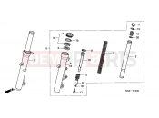 HONDA FES150A7 S-WING ABS MKH 2007 F-13 FRONT FORK