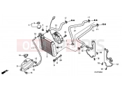 HONDA FES150A7 S-WING ABS MKH 2007 F-30 RADIATOR