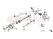 HONDA FES150A7 S-WING ABS MKH 2007 E-6 WATER PUMP