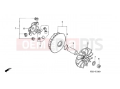 HONDA FES150A7 S-WING ABS MKH 2007 E-12 DRIVE FACE