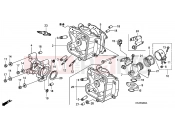 HONDA FES150A7 S-WING ABS MKH 2007 E-2 CYLINDER HEAD