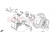 HONDA FES150A7 S-WING ABS MKH 2007 F-17 REAR WHEEL